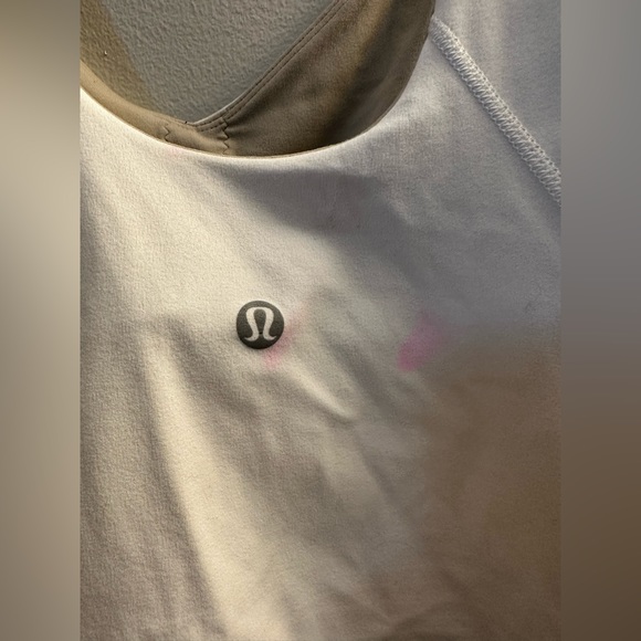 WHITE LULULEMON ALIGN TANK TOP - Picture 2 of 3